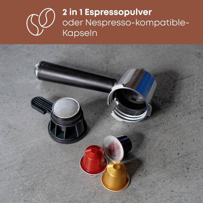 Profi Cook PC-ES-KA 1266 Espressomaschine mit automatischem Milchaufschäumer - 4006160012668