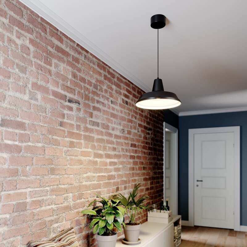Hängeleuchte Class LED Pendelleuchte dimmbar Lampe schwarz 36cm Ø, 100cm max. - 5907565940459