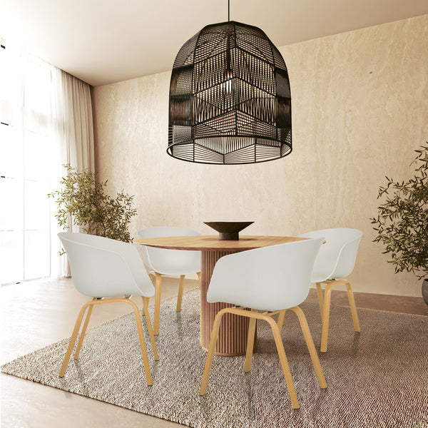 hjh LIVING Esszimmerstuhl OSLO W Schalenstuhl weiß skandinavisch SIEHE TEXT - 4064323107644