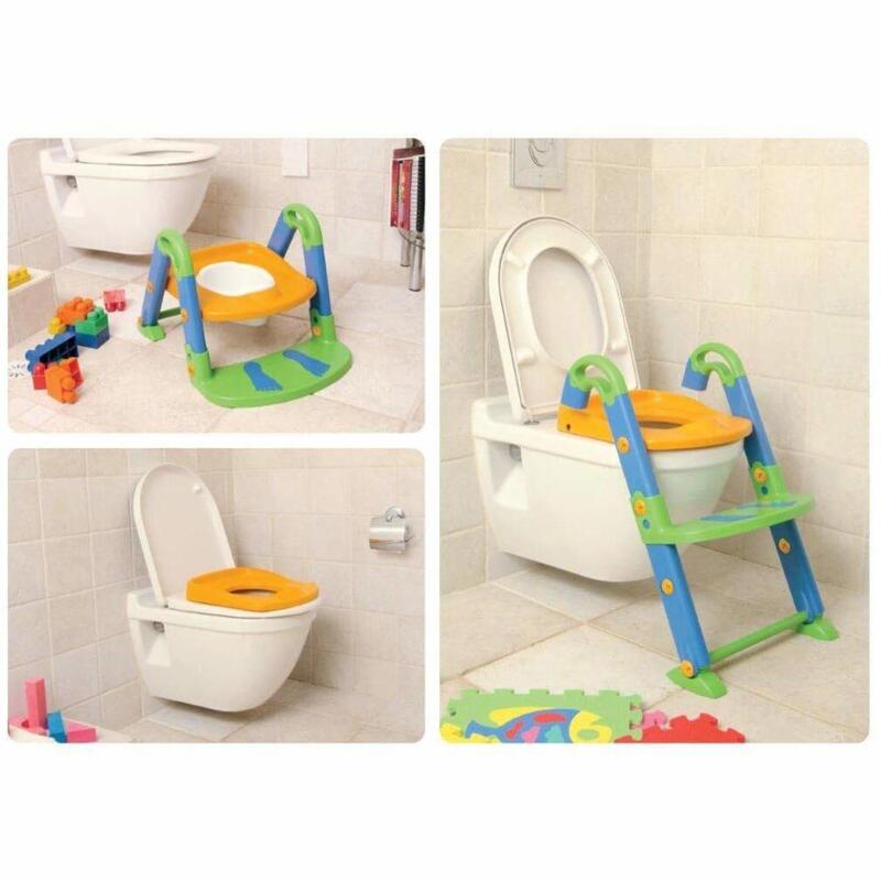 KidsKit 3-in-1 Toilettentrainer Töpfchen WC-Sitz Haltegriffe Kindertoilette w806 - 7290005562808
