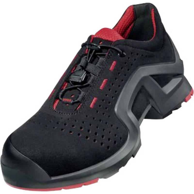 Uvex Sicherheitshalbschuh S1 8519247 ESD Schuhgröße 47 Rot-Schwarz 1 Paar Schuhe - 4031101002668