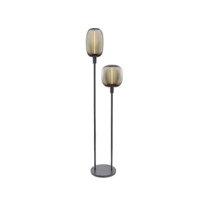 B-Ware OSRAM Stehlampe DECOR STICK dunkelgrau 146 cm 2 x E27 40 W Schalter am Kabel