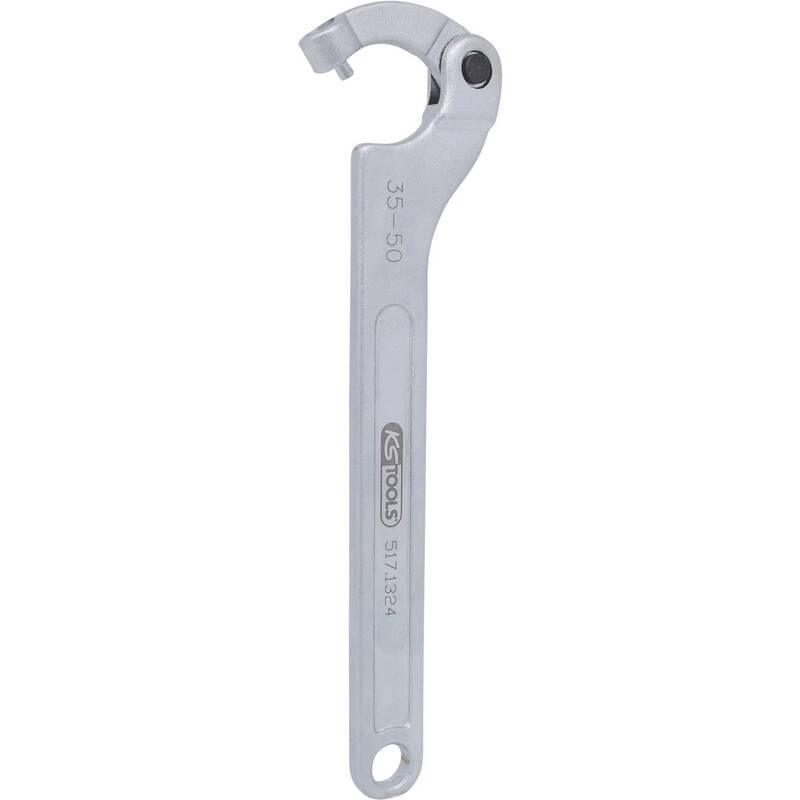 KS Tools Hakenschlüssel 517 1324 Schraubenschlüssel Kreuzloch 35-50 mm 2 STÜCK - 4042146544433