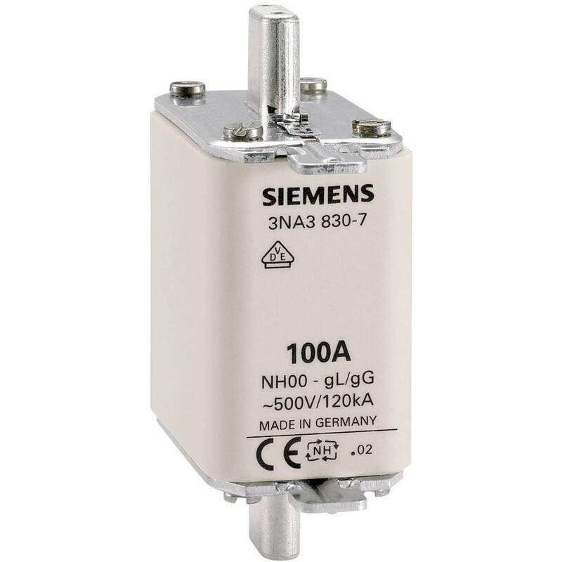 Siemens NH-Sicherung 3NA3814 Sicherungseinsatz 35A 500V mechanische Anzeige - 4001869057033