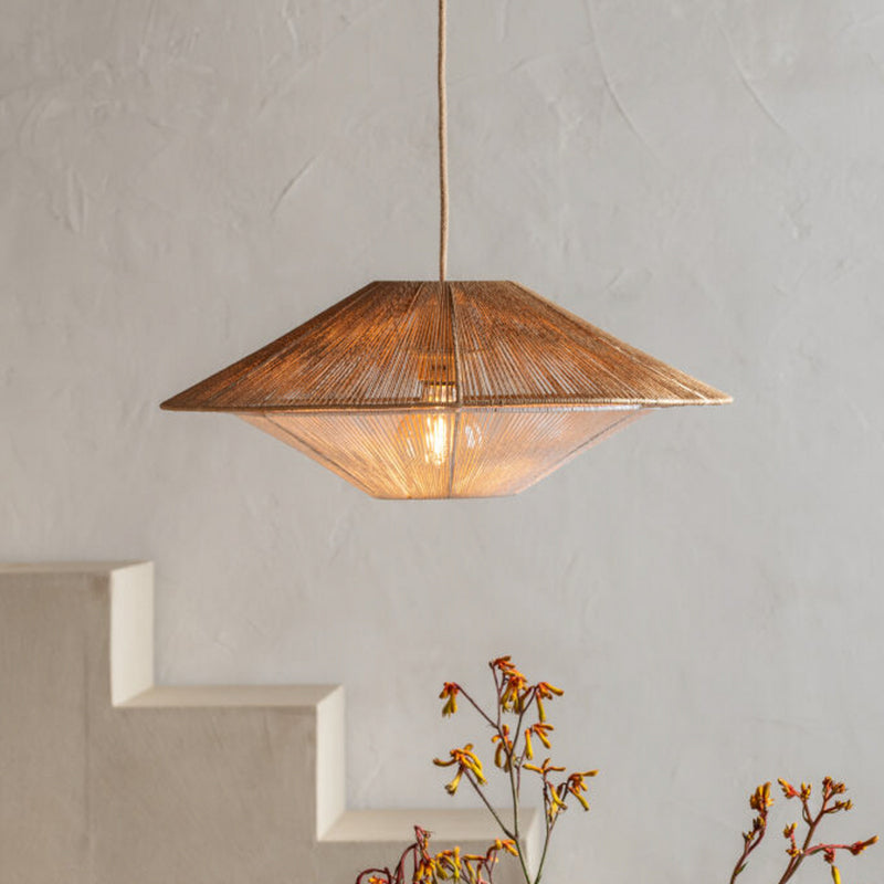 Good & Mojo Hängelampe Hängeleuchte Lumbini LED Pendelleuchte Lampe natur Ø50cm - 8716248101097
