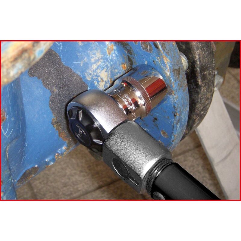 KS Tools Einsteckknarre 10mm 3/8 Zoll verchromt präzise Handwerkzeug 152g - 4042146232057