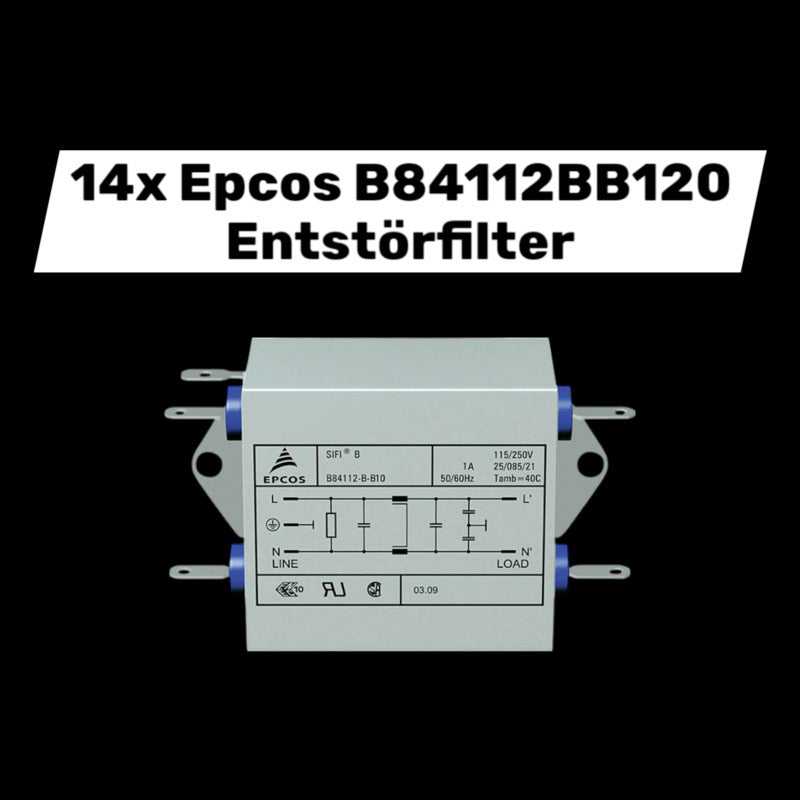Epcos B84112BB120 Entstörfilter flammhemmend 250 V/AC 20 14 STÜCK - 2050000145889