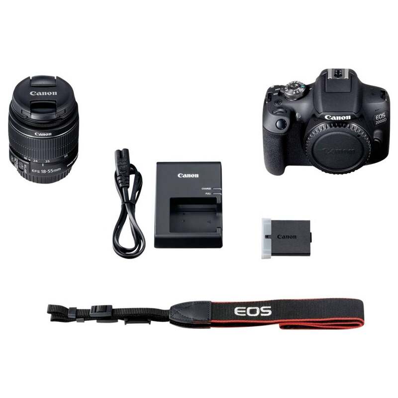 Canon EOS 2000D Kit 18-55 mm DC III Digitale Spiegelreflexkamera 24.1 MP - 4549292111842