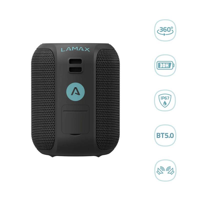 Lamax Bluetooth Lautsprecher Sounder2 Mini tragbar wasserdicht Outdoor 15W 30h - 8594175356021