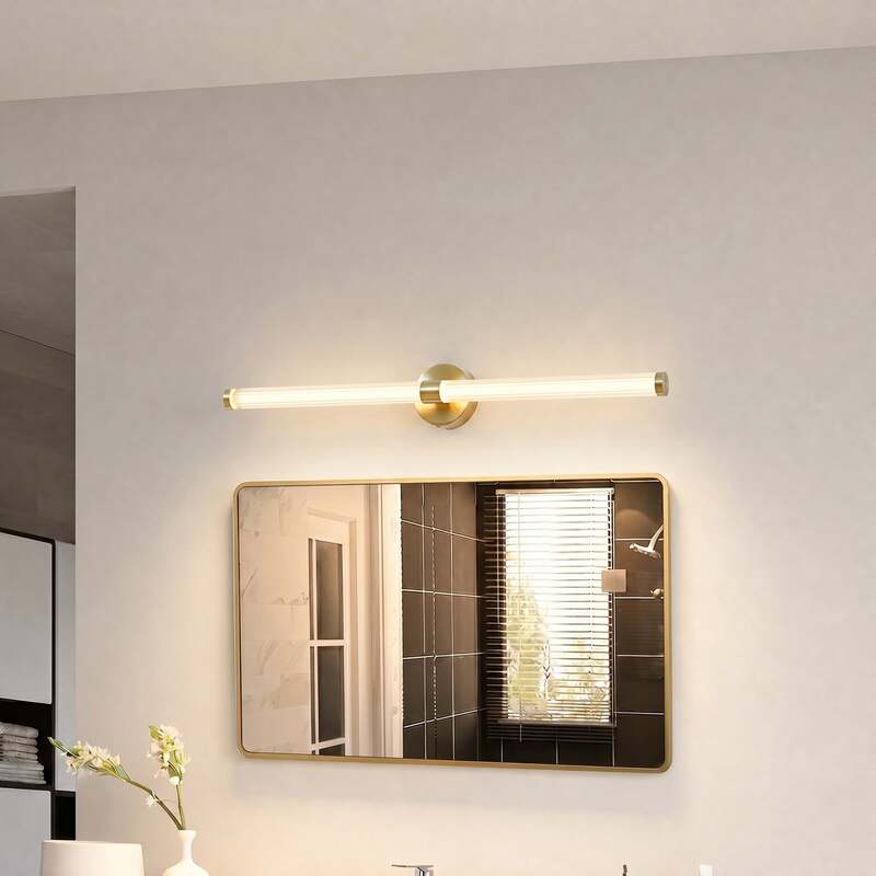 Lucande LED-Wandleuchte Melisa gold 90 cm CCT IP44 2250 lm 17,5 W - 4255830902871