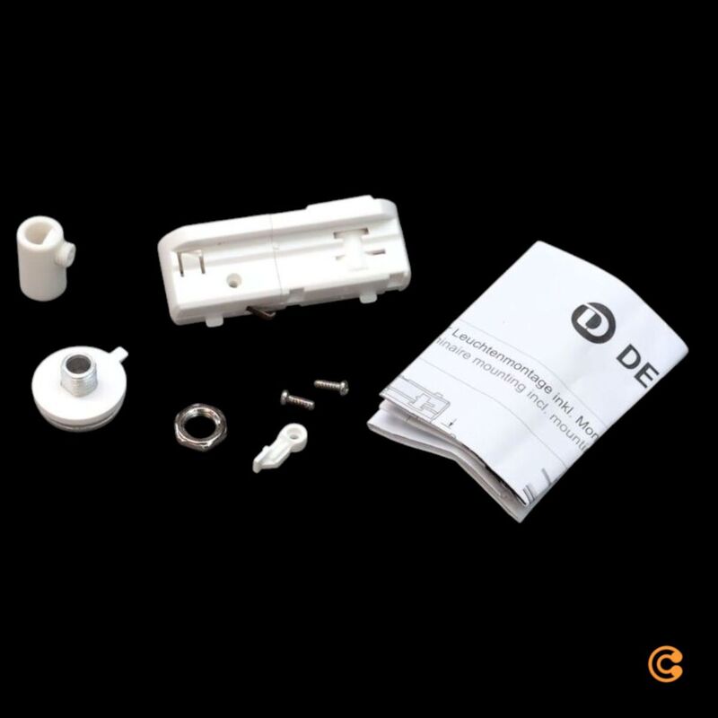 Deko Light Hochvolt-Schienensystem-Komponente Leuchtenadapter Weiß 220V IP20 - 4042943176103