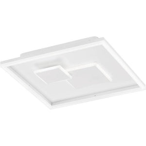 B-Ware WOFI Nadra Deckenlampe Deckenlampe Lampe Leuchte Decke dimmbar weiß 27 W eckig