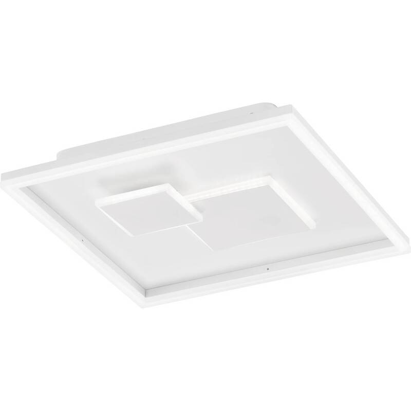 WOFI Nadra Deckenlampe Deckenlampe Lampe Leuchte Decke dimmbar weiß 27 W eckig - 4003474389080