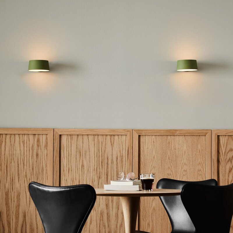 Wandleuchte Wandlampe LOOM DESIGN LED Cookie Aluminium grün Lampenschirm ringför - 5712802225745