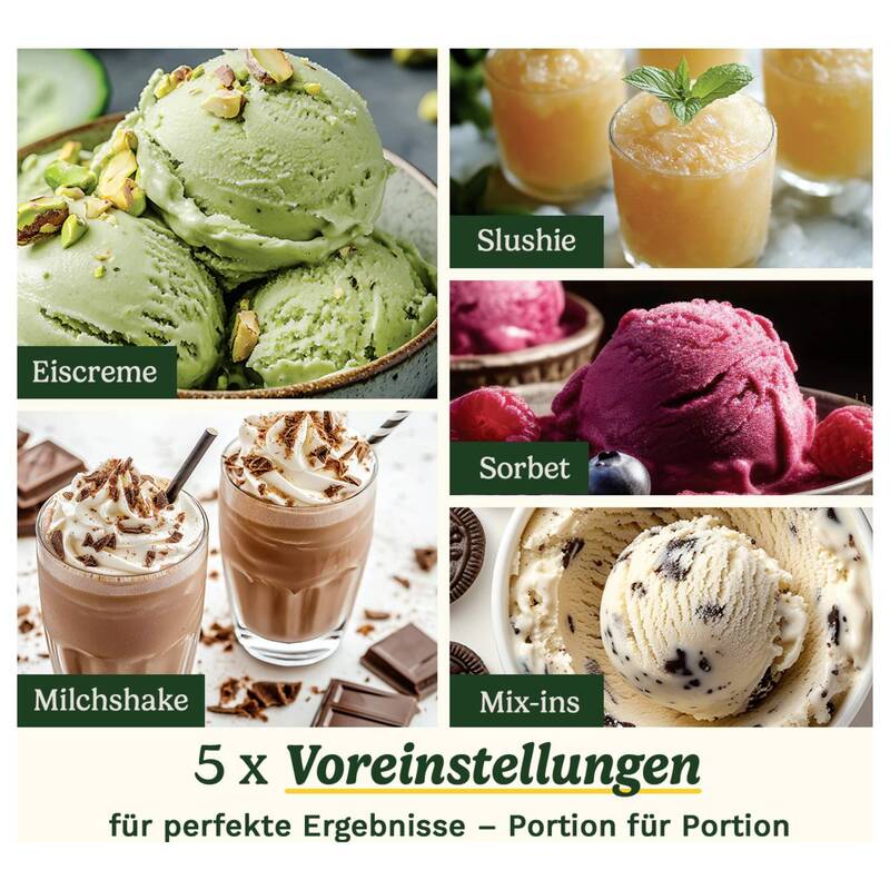 Cuisinart Eismaschine FreezeWand Eiscreme Slushie Sorbet Dessertbecher weiß - 3030050196603