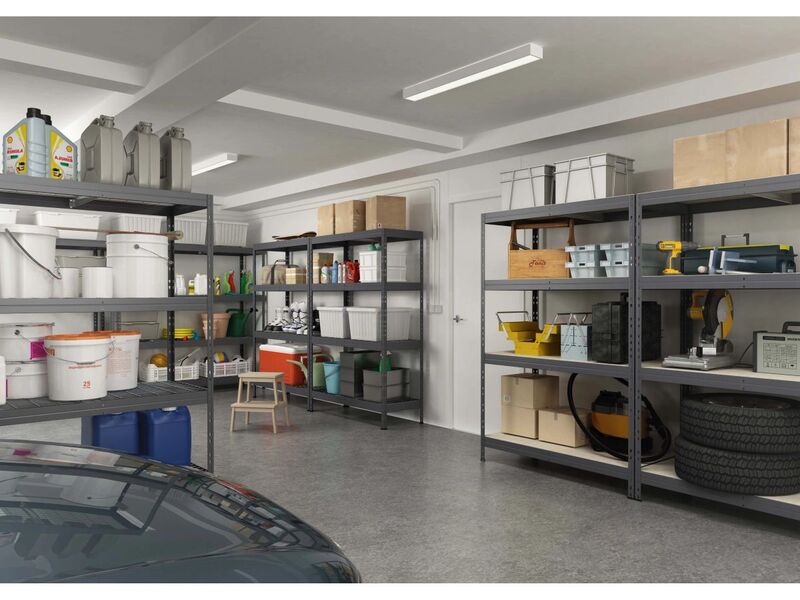 Ar Shelving Schwerlast-Steckregal Lagerregal Anthrazit 180x120cm 250kg - 8586002701616