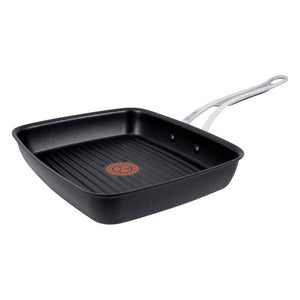 B-Ware Tefal Grillpfanne Guss Alu 23x27cm Bratpfanne schwarz Handtuchheizkörper stabil