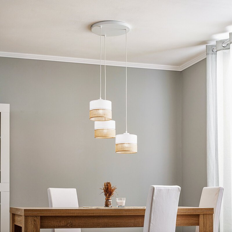 Hängeleuchte Linobianco und dreiflammig Hängelampe Leuchte Spot Licht Decklampe - 5901780565756