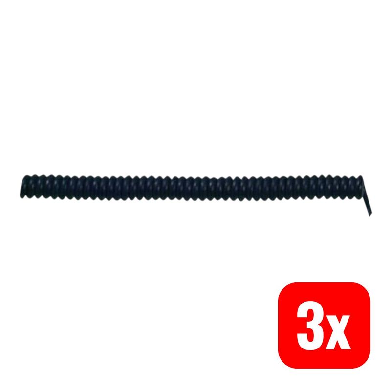 LAPP Spiralkabel Federleitung Kabel schwarz flexibel 3 G 0.75 mm² 1 Stück - 4044773456899