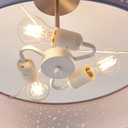 Lindby Deckenlampe Deckenlampe Lampe Leuchte Beleuchtung Umma mit Abstand grau - 4251096554069