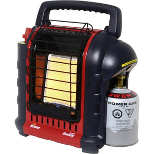 B-Ware Mr. Heater Heizgerät Propan Heizstrahler klappbar 9K Btu rot-schwarz 1 Pack