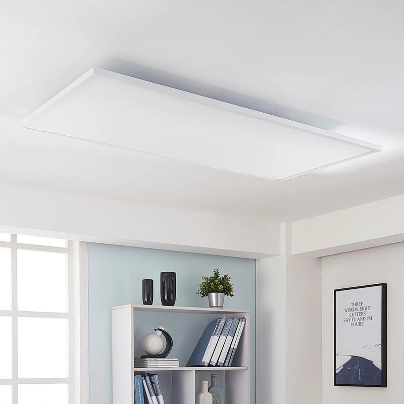 Arcchio LED-Panel Arya dimmbar Leuchte 119x59cm Aluminium Acryl weiß 6800Lumen - 0000009621583
