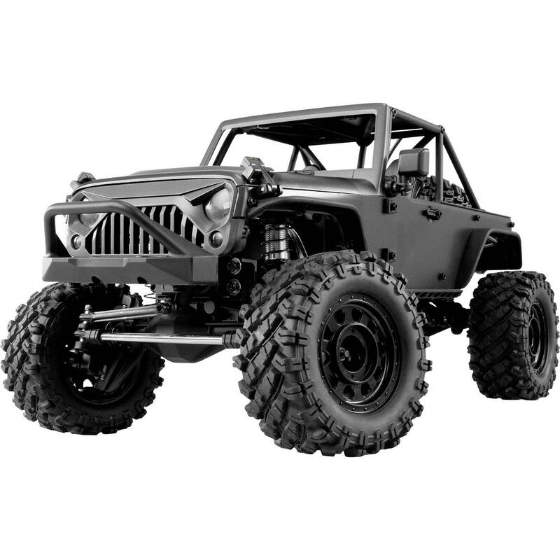 Amewi Hyper Go SC RC Modellauto Crawler Einsteiger Brushless 1:12 Anthrazit - 4262500341113