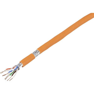 B-Ware TRU COMPONENTS Netzwerkkabel CAT 7 S/FTP 500m doppelt geschirmt orange