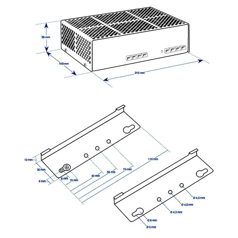 Mascot DC/DC-Wandler Spannungswandler 9260 48V 12V 12A Ausgang Steckkontakte - 7057070025306