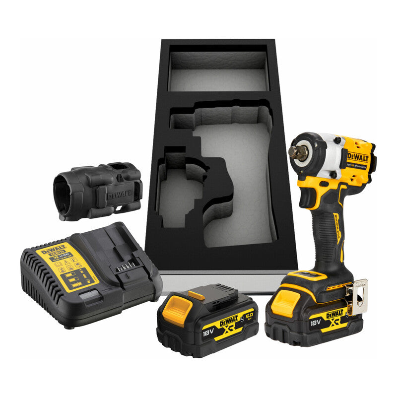 DeWalt Akku-Schlagschrauber DCF921P2G-QW 18V 406Nm bürstenlos 2x5Ah Akkus Set - 5035048743713