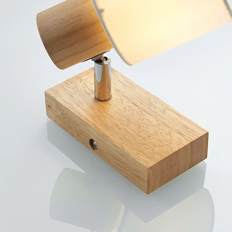 Lindby Deckenspot Wanessa LED Strahler Wandleuchte dimmbar Holz weiß 14cm - 4251096566741