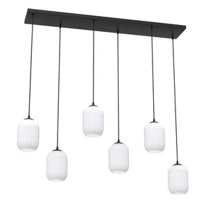 B-Ware Emibig Hängeleuchte Pendellampe Verdi 6 BL Opalweiß Zimmerlampe SIEHE TEXT/FOTO