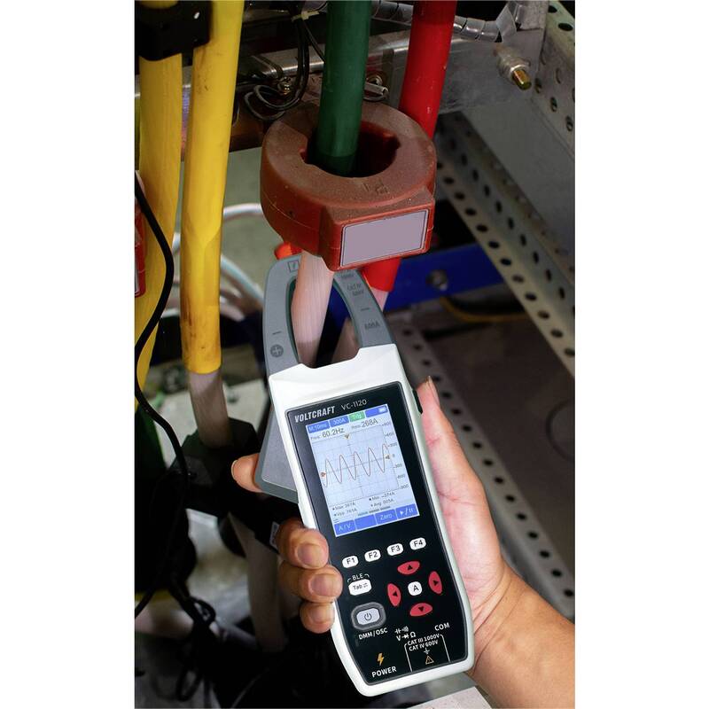 Voltcraft Strommesszange Zangenamperemeter Oszilloskop VC-1120 True RMS Digital - 4064161482408