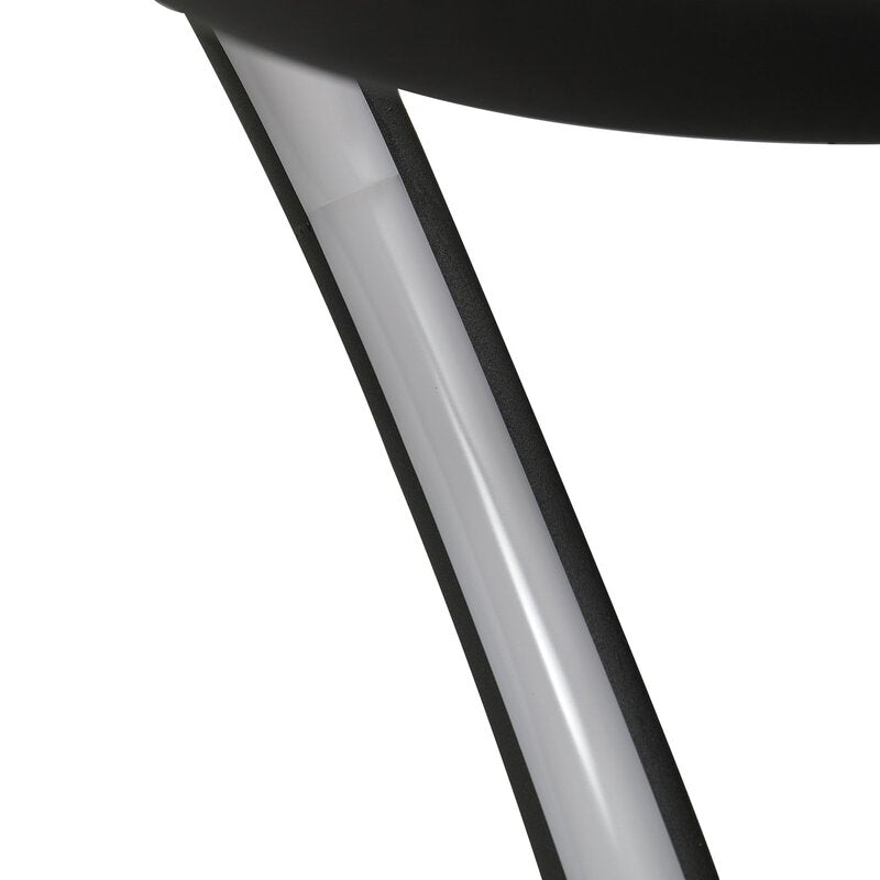 Lindby Deckenleuchte Ventilator Lomata LED dimmbar Lampe schwarz Ø60cm 23cm - 4251911780093