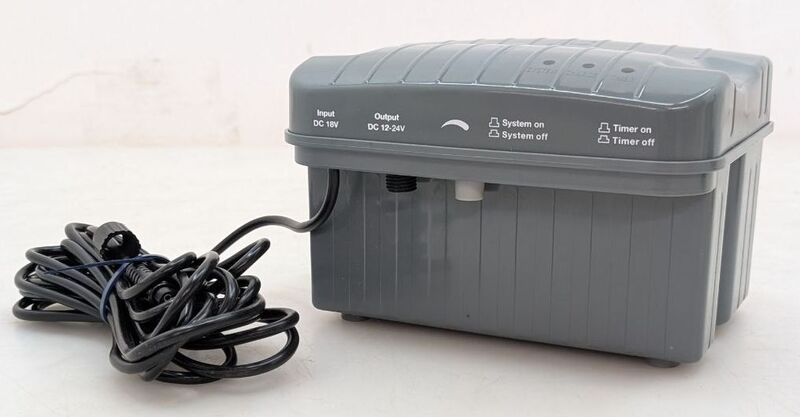 Esotec Solar-Pumpenset Napoli mit Beleuchtung 750l/h 2m Förderhöhe Akkuspeicher - 4260057861535