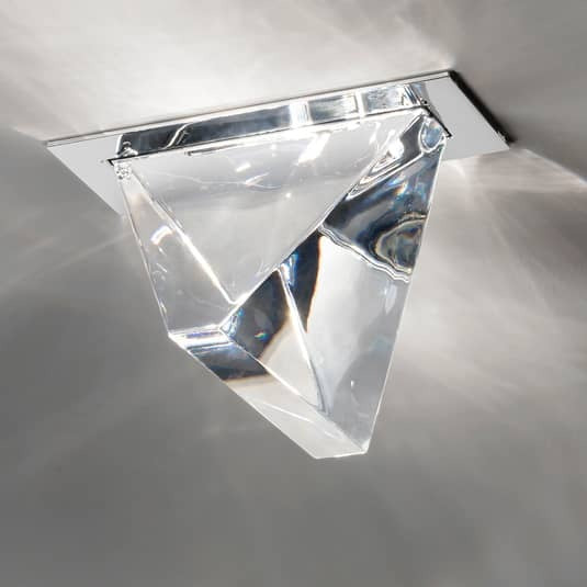 Fabbian Tripla LED-Deckeneinbauleuchte Deckenlampe LED Lampe Leuchte alu - 3503281