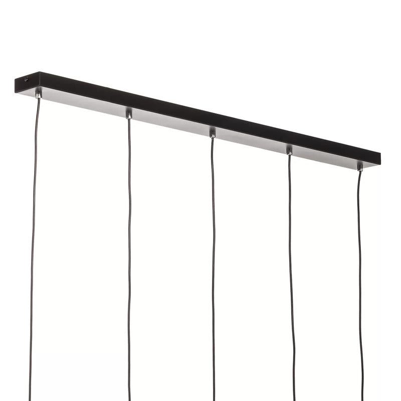 Hängeleuchte Cool fünfflammig lang Pendelleuchte Leuchte Hängelampe E27 Lampe609 - 5907565937411