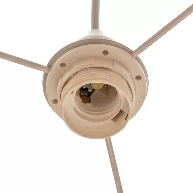 Hängeleuchte Boho Ø 45 cm 1flg. salbeigrün/Jute Deckenleuchte Hängelampe Lampe - 5903689189781