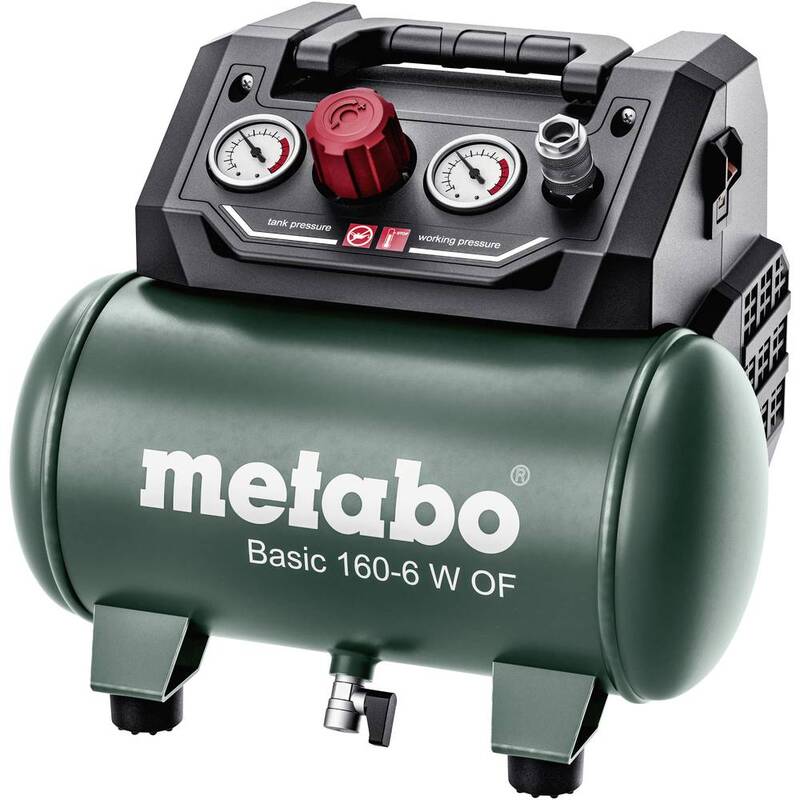 Metabo Druckluft-Kompressor BASIC 160-6 W OF Druckluftkompressor 6 l 8 bar - 4061792174061
