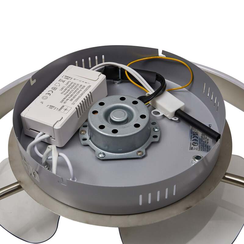 Lindby Deckenventilator Ventilator LED Fernbedienung silber Momitu leise - 4251911780130