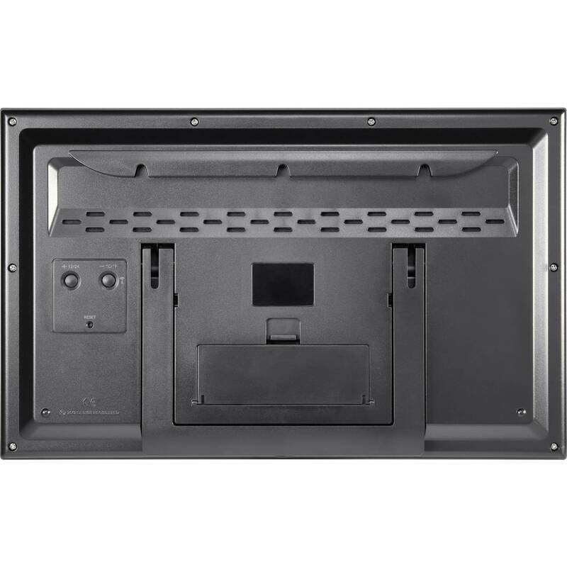 Eurochron Wanduhr Funk Jumbo EFWU 100 digitale Anzeige schwarz 37x23cm - 4016139328621