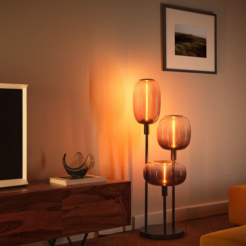 OSRAM Stehlampe Standlicht DECOR STICK dunkelgrau Höhe 78 cm 3 x E2754 - 4099854440366