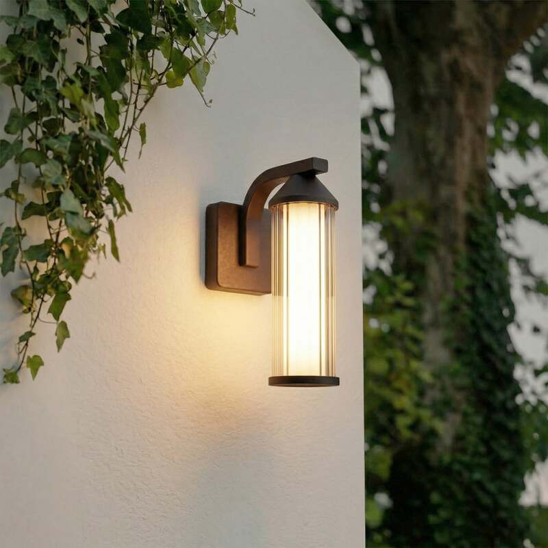 Lindby Außenwandleuchte Neravio LED Gartenleuchte rost 26cm IP54 warmweiß 1450lm - 4255830909221