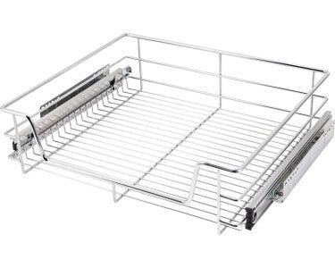 Teleskopschublade Küchenschrank 60cm Utensilienhalter stabil chrom 10kg - 4007873448294