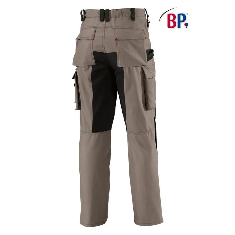 BP Bundhose Hose Arbeitshose Kniepolstertasche Herren Walnuss Schwarz Größe 52 S - 4055301123510