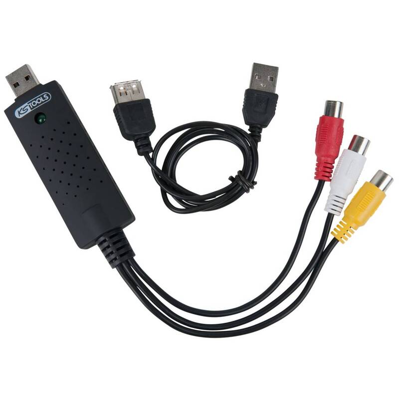 KS Tools Video-Grabber 550.8603 Aufnahmegerät Grabber Videoaufnahmegerät 135 g - 4042146488607