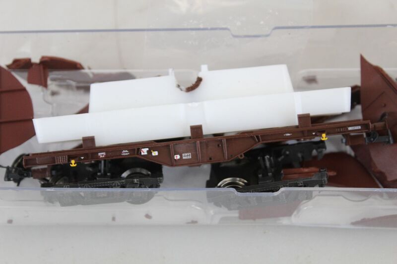 Roco Packwagen Wagenset Shimmns mit zwei Teleskophaubenwagen DC H0 276mm ÖBB - 9005033070779