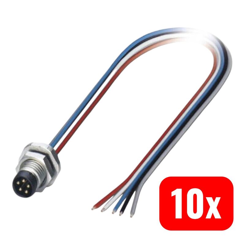 Phoenix Contact Sensor-/Aktor-Einbausteckverbinder M8 Stecker 5-polig 0,5m IP67 - 4046356712460