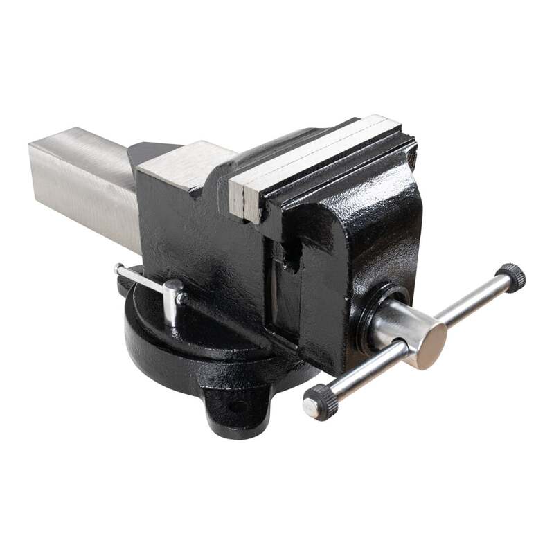 STIER Parallelschraubstock Spannstock Werkstatt Werkzeug 150mm Stahl rot 200mm - 4260438995897