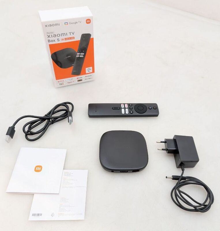 Xiaomi TV Box S Streaming Box 4K HDR Bluetooth 5.2 32GB WLAN 2.4GHz HDMI schwarz - 6941948704916